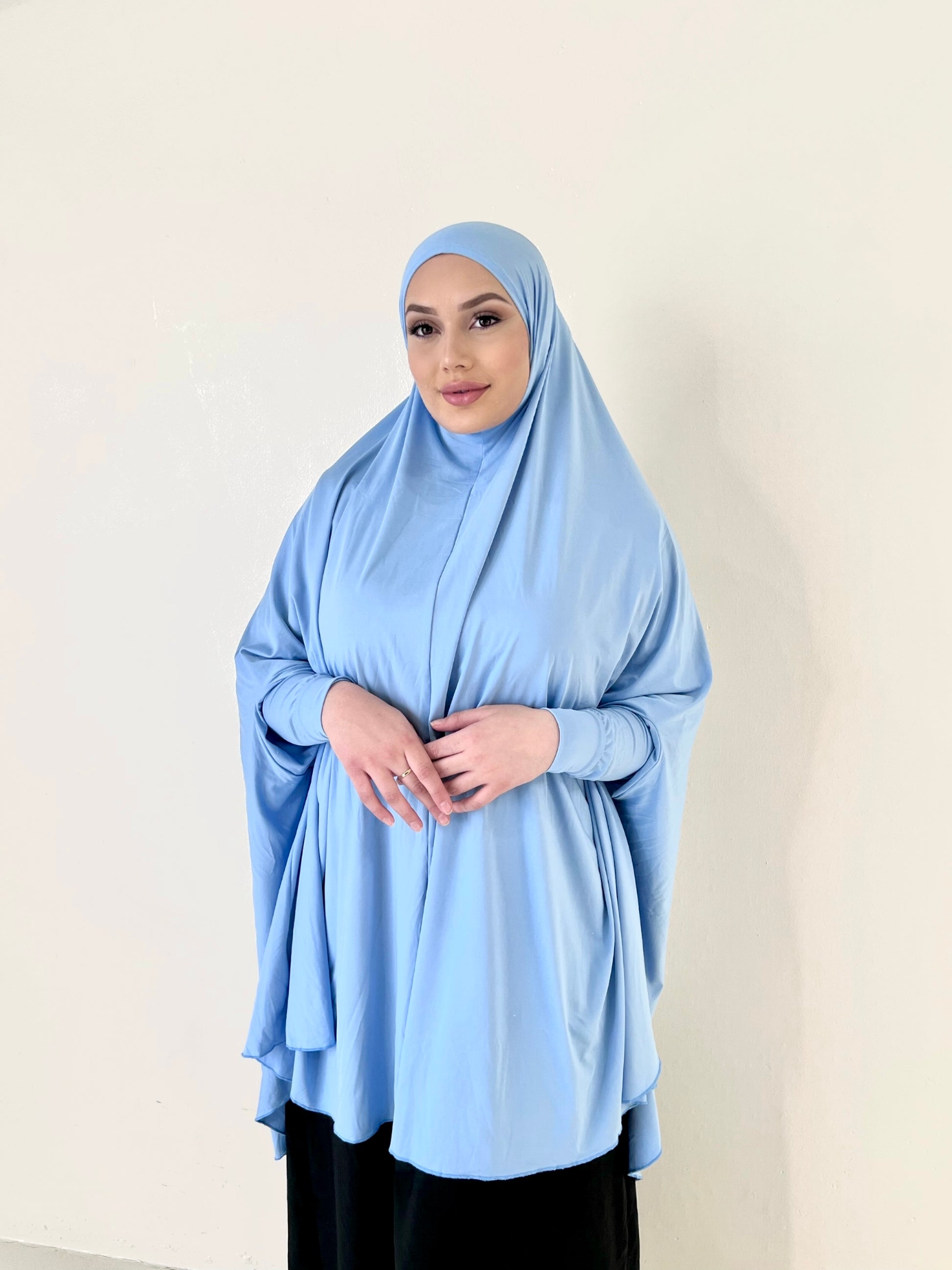Baby blue Jilbab