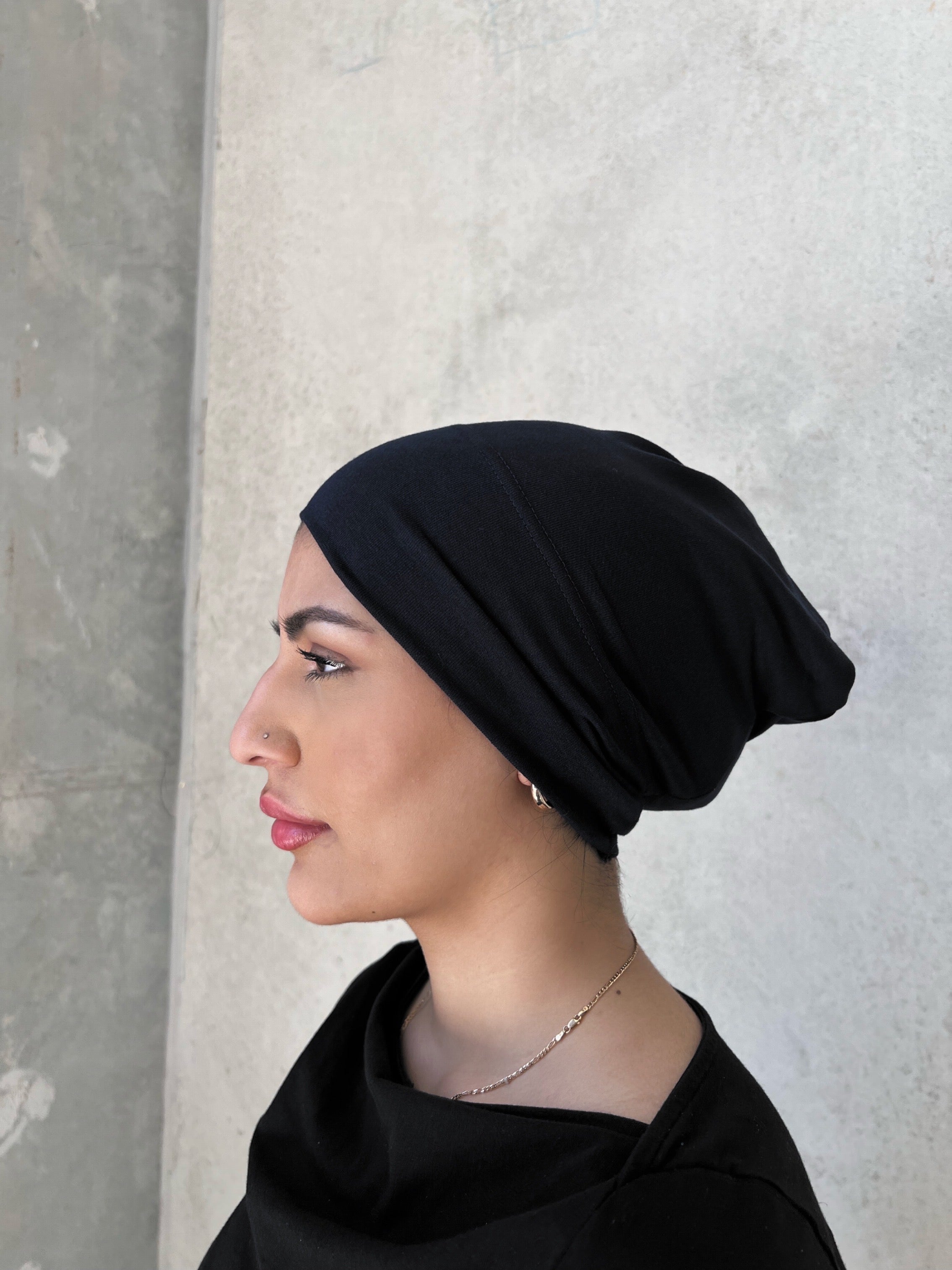 Black Cotton Undercap